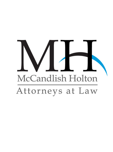 Logo for McCandlish Holton, PC, civil litigation law firm in Richmond, Virginia